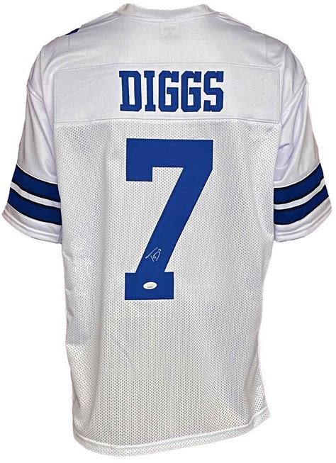 Shop AutographedSigned Trevon Diggs Dallas Thanksgiving Day Football Jersey JSA COA and more authentic, autographed and game-used items at Amazon's Sports Collectibles Store. . Trevon diggs signed jersey